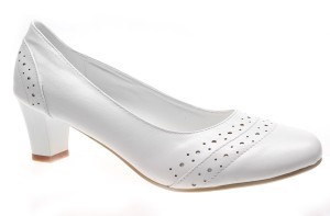 Pantofi de dama white pu Fusion