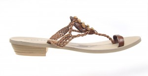 Sandale dama joase brown Art