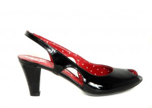 Pantofi Black & Red