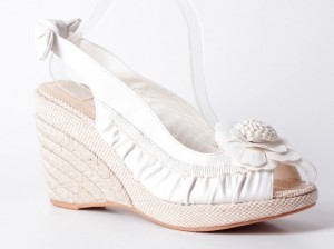 Sandale albe Cristina